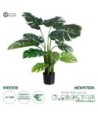 GloboStar® Artificial Garden MONSTERA PLANT 20002 - Τεχνητό Διακοσμητικό Φυτό Μονστέρα Υ120cm